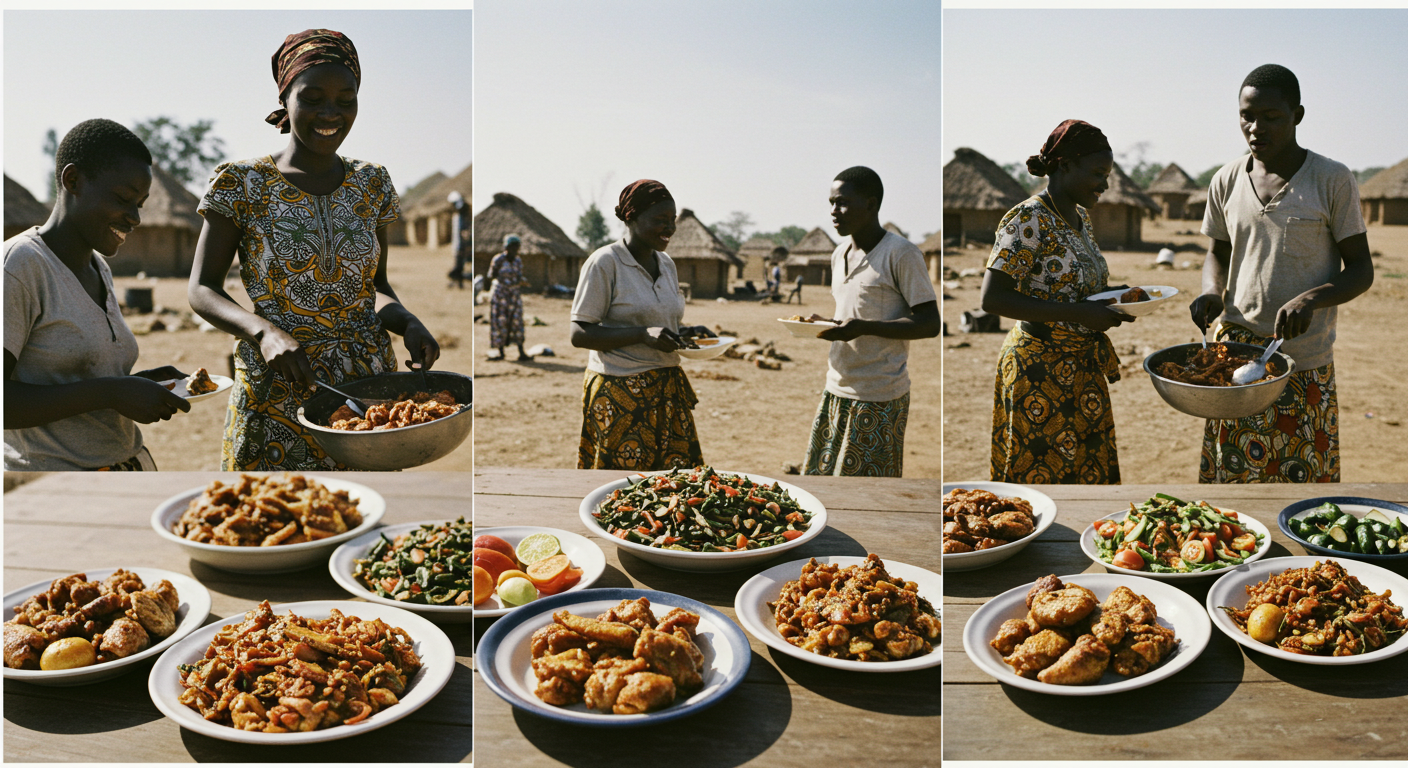 African food, local cuisine