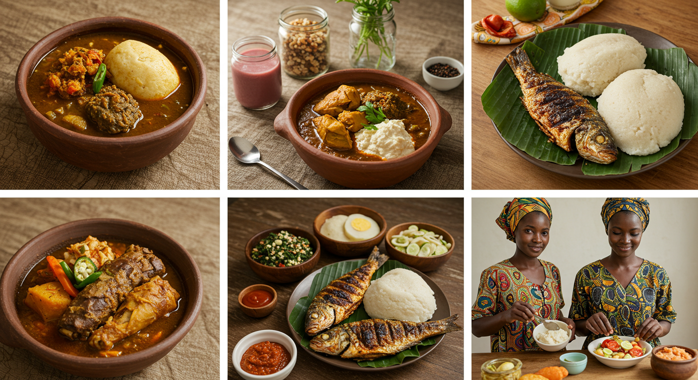African food, local cuisine