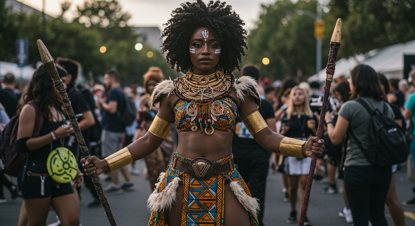 Afro cosplay