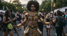 Afro cosplay